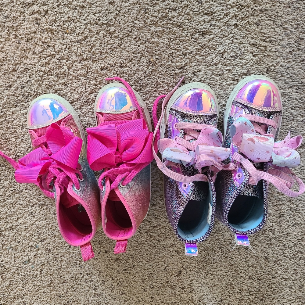 JoJo Siwa girls size 1 hi tops